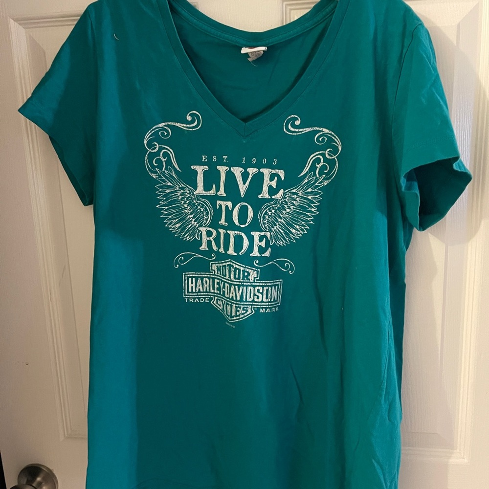 Harley Davidson Ladies T-shirt Sz XL